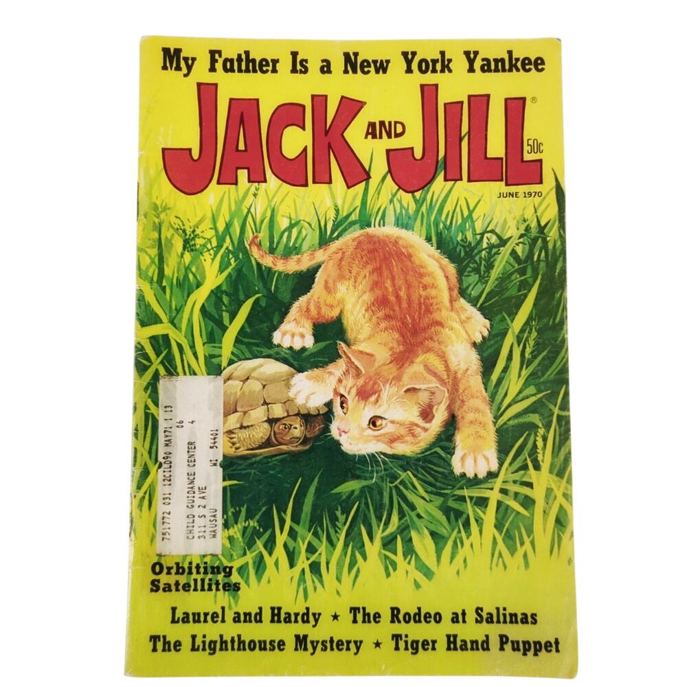 Jack And Jill Magazine June 1970 Vintage Children Americana New York Yankees